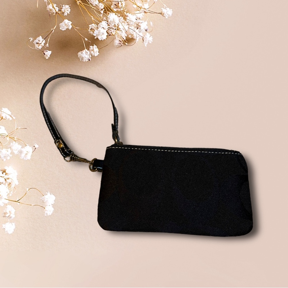 Coach Black Wristlet - Picture 2 of 4